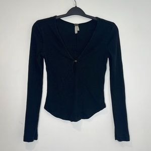 Free People Low Cut Thermal Size Medium